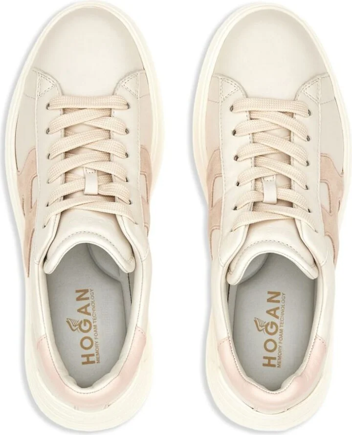 Hogan Rebel Leather Sneakers - Image 4