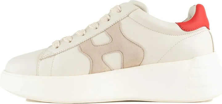 Hogan Rebel Sneakers Ivory And Red - Image 2