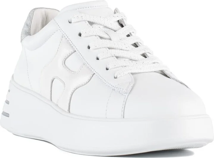Hogan Rebel White And Silver Sneakers - Image 3