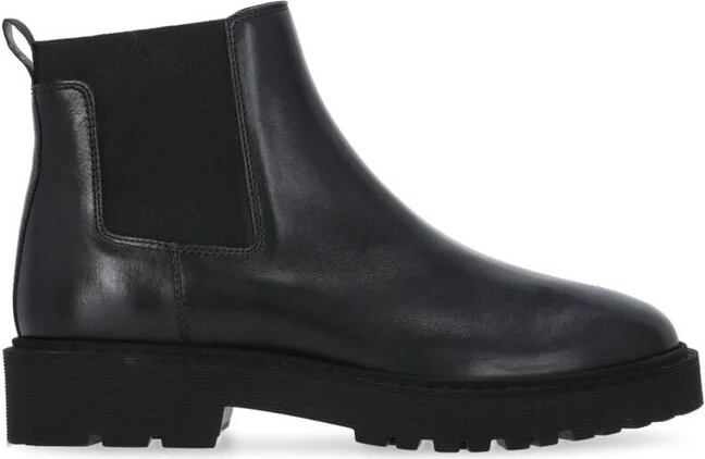 Hogan Round Toe Chelsea Boots