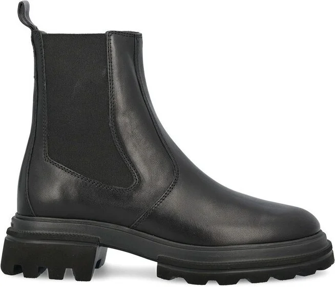 Hogan Round Toe Slip-On Boots