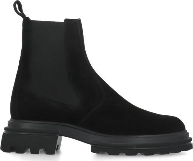 Hogan Round-Toe Slip-On Chelsea Boots