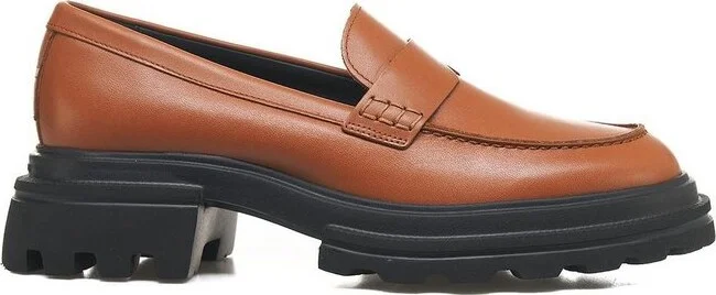 Hogan Round-Toe Slip-On Loafers