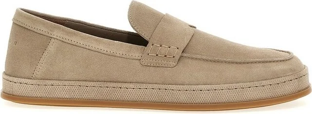 Hogan Round Toe Slip-On Loafers