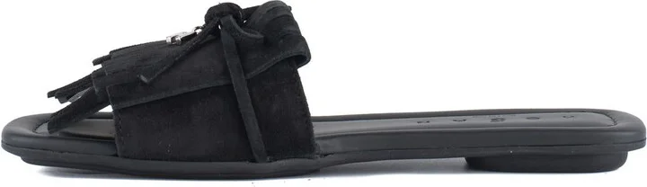 Hogan Sandalo H685 With Fringe In Black Suede - Image 2