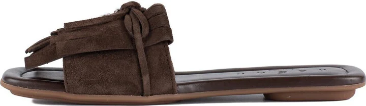 Hogan Sandalo H685 With Fringe In Brown Suede - Image 2