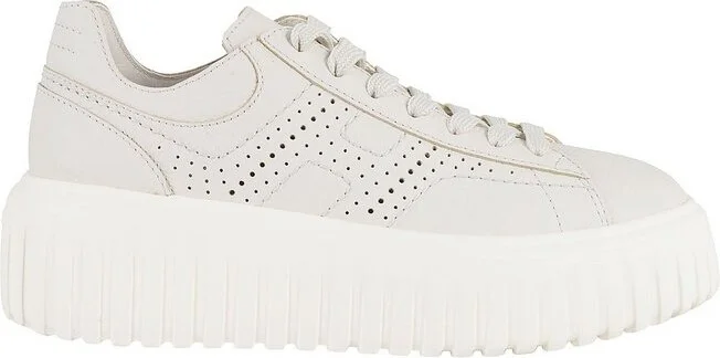 Hogan Side H Perforated Detailed Sneakers