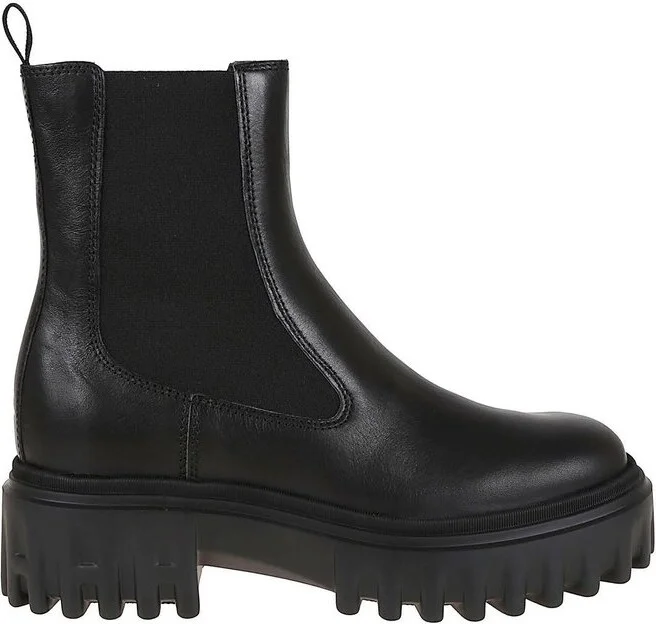 Hogan Slip-On Heeled Boots