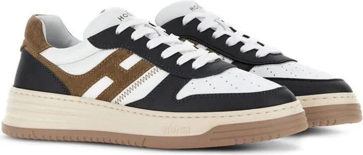 Hogan Smooth Leather And Suede H630 Sneakers Shoes - Image 2