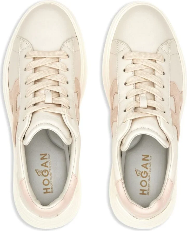 Hogan Smooth Leather Rebel Sneakers Shoes - Image 4