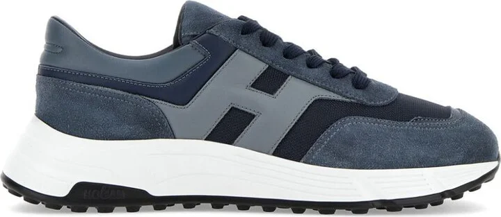 Hogan Suede And Mesh Hyperlight Sneakers Shoes