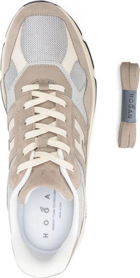 Hogan Suede And Smooth Leather Hyperlight Sneakers Shoes - Image 4