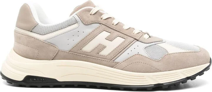 Hogan Suede And Smooth Leather Hyperlight Sneakers Shoes