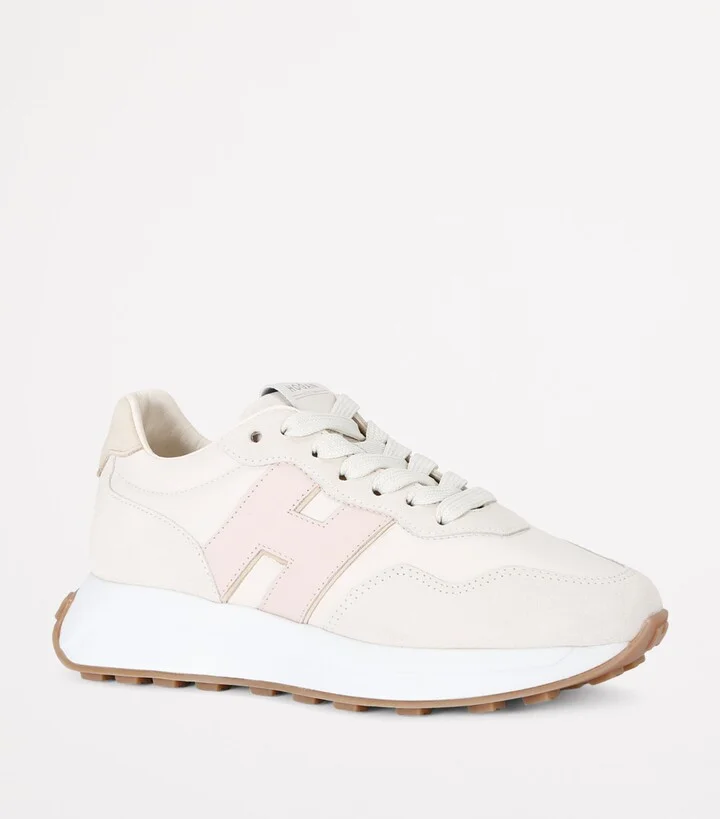 Hogan Suede-Blend H641 Sneakers - Image 3