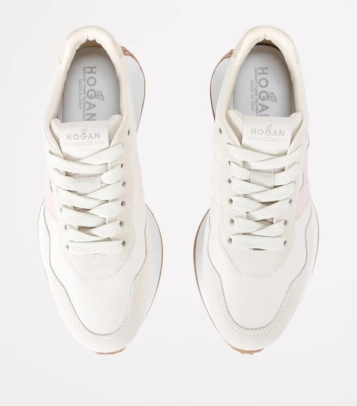 Hogan Suede-Blend H641 Sneakers - Image 4