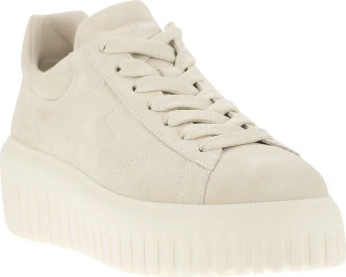 Hogan Suede H-Stripes Sneakers - Image 2