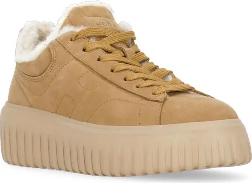 Hogan Suede H-Stripes Trainers - Image 2