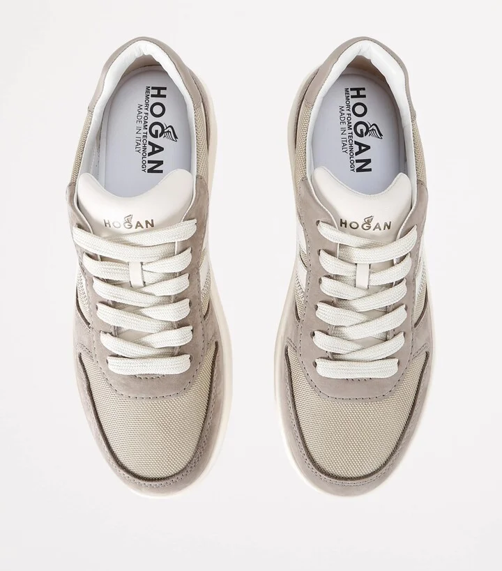 Hogan Suede H630 Allacciato Sneakers - Image 4