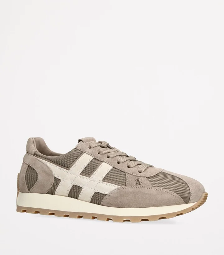 Hogan Suede H671 Allacciato Sneakers - Image 3
