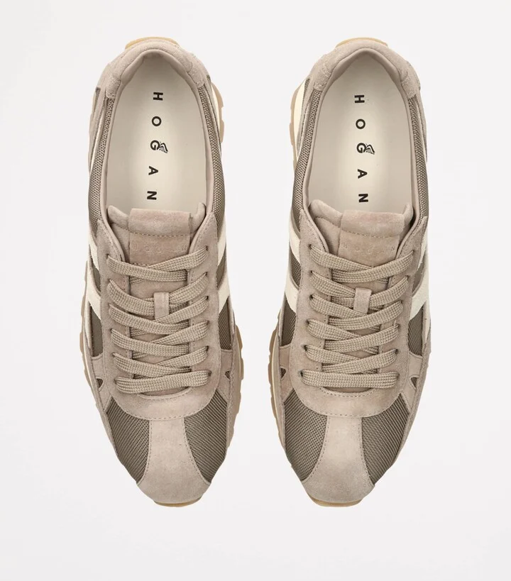 Hogan Suede H671 Allacciato Sneakers - Image 4
