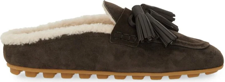 Hogan Suede Slipper Loafer