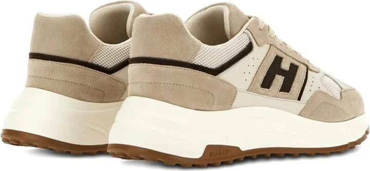 Hogan Suede, Smooth Leather And Mesh Hyperlight Sneakers Shoes - Image 3