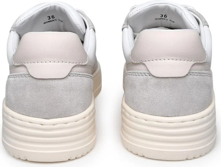 Hogan Two-Color Leather Sneakers - Image 4