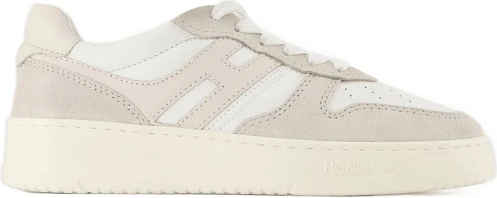 Hogan Two-Color Leather Sneakers - Image 5