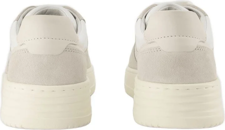 Hogan Two-Color Leather Sneakers - Image 7