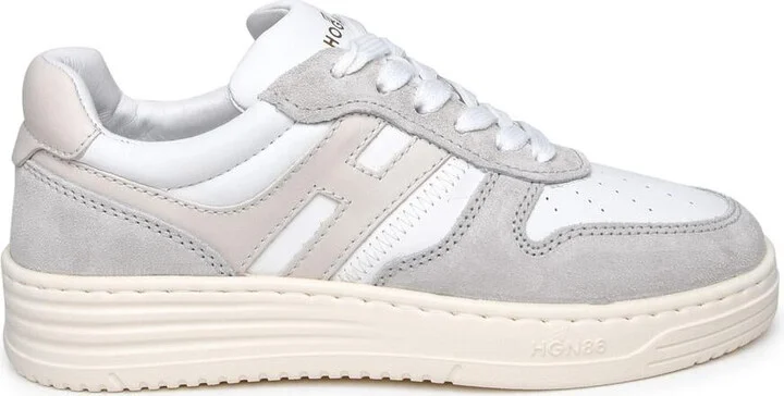 Hogan Two-Color Leather Sneakers