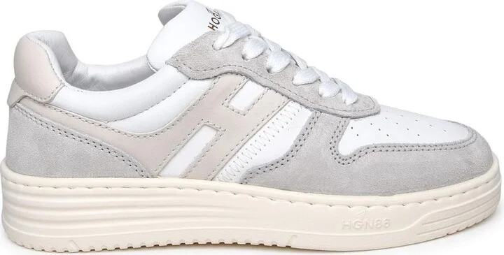 Hogan Two-Color Leather Sneakers