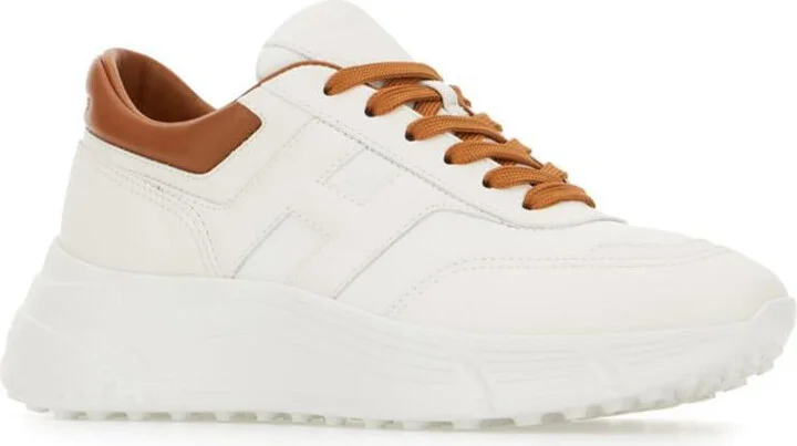 Hogan Two-Tone Leather Sneakers Shoes - Image 2