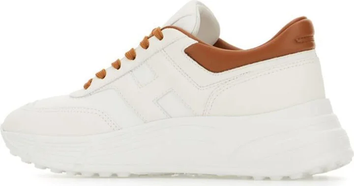 Hogan Two-Tone Leather Sneakers Shoes - Image 3