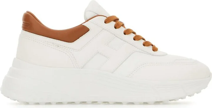 Hogan Two-Tone Leather Sneakers Shoes