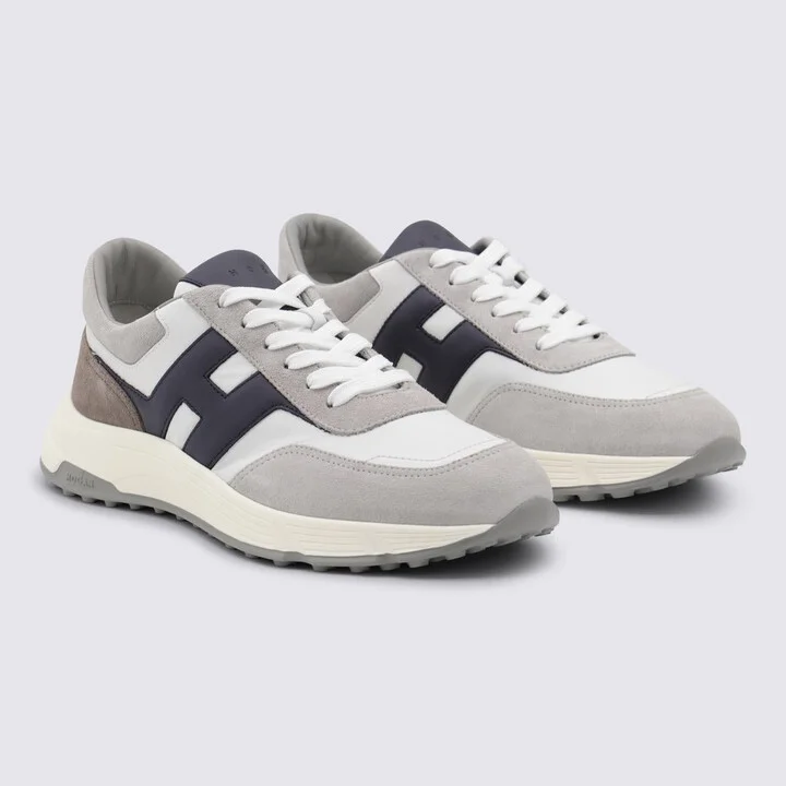 Hogan White And Grey Sneakers - Image 2