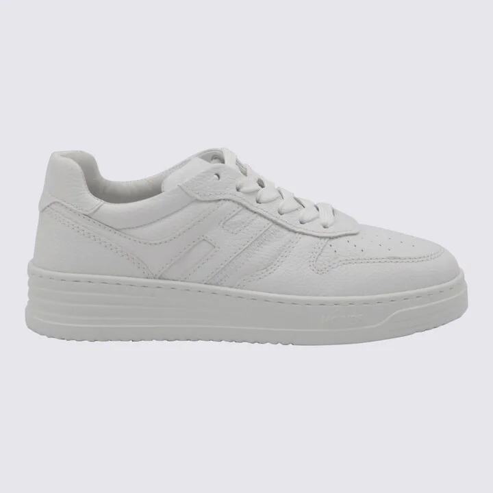Hogan White Learher Sneakers