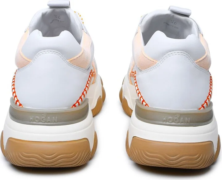 Hogan White Leather Sneakers - Image 5