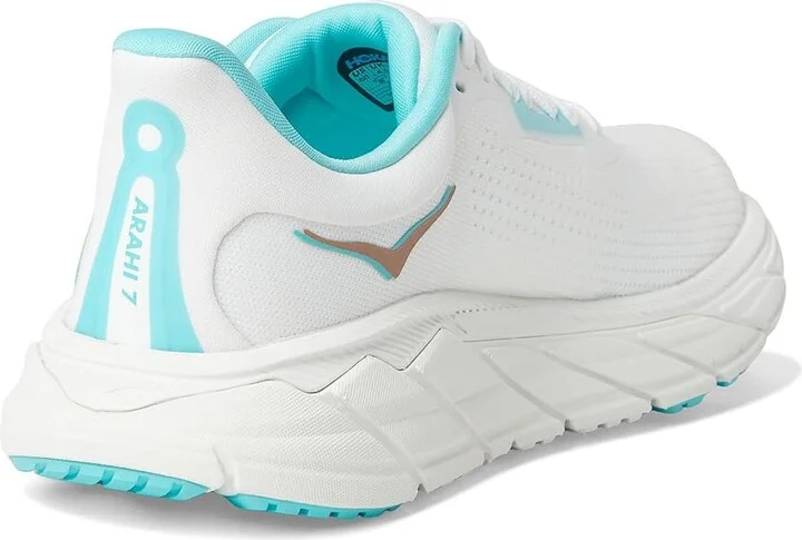 Hoka Arahi 7 Women's Shoes Frost/Rose Gold : 8 B - Medium, Synthetic/Textile - Image 4