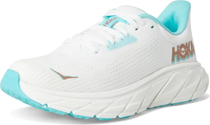 Hoka Arahi 7 Women's Shoes Frost/Rose Gold : 8 B - Medium, Synthetic/Textile - Image 5