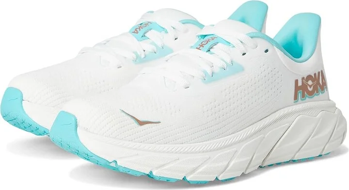 Hoka Arahi 7 Women's Shoes Frost/Rose Gold : 8 B - Medium, Synthetic/Textile