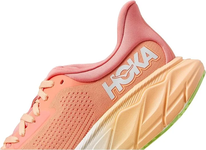 Hoka Arahi 7 Women's Shoes Papaya/Coral : 5.5 B - Medium, Synthetic/Textile - Image 4