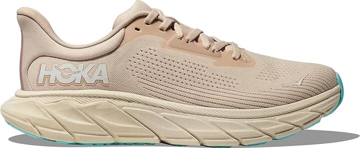 Hoka Arahi 7 Women's Shoes Vanilla/Cream : 8.5 B - Medium, Synthetic/Textile - Image 7