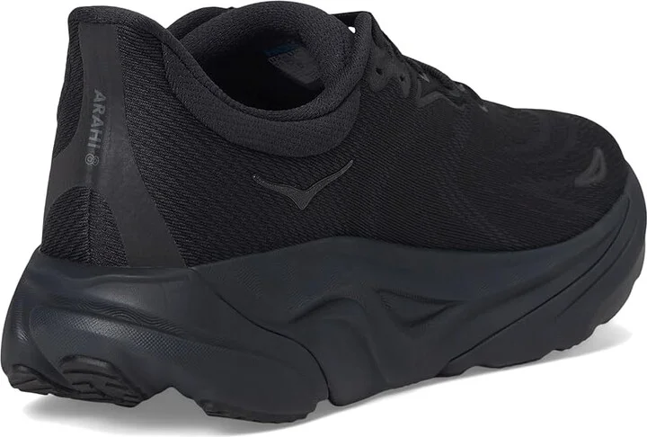 Hoka Arahi 8 Men's Running Shoes Black/Black : 9 EE - Wide, Synthetic - Image 4