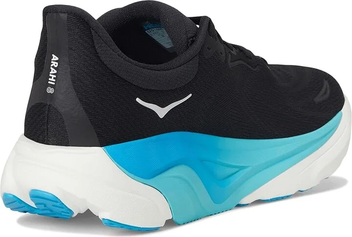 Hoka Arahi 8 Men's Running Shoes Black/Skyward Blue : 8.5 D - Medium, Synthetic - Image 4