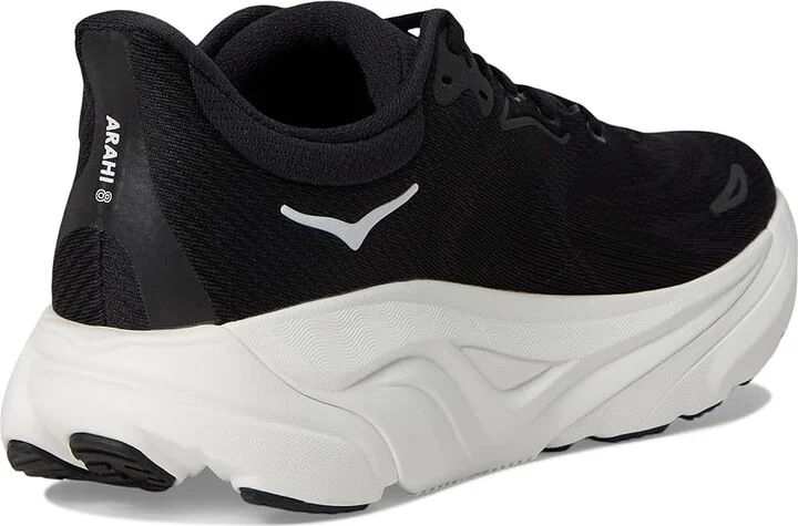 Hoka Arahi 8 Women's Running Shoes Black/White : 11 B - Medium, Synthetic - Image 4