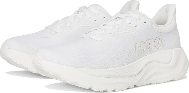 Hoka Arahi 8 Women's Running Shoes White/White : 7.5 B - Medium, Synthetic