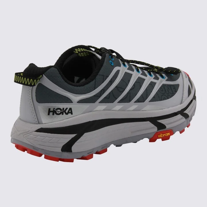 Hoka Black And Grey Mafate Three 2 Sneakers - Image 3