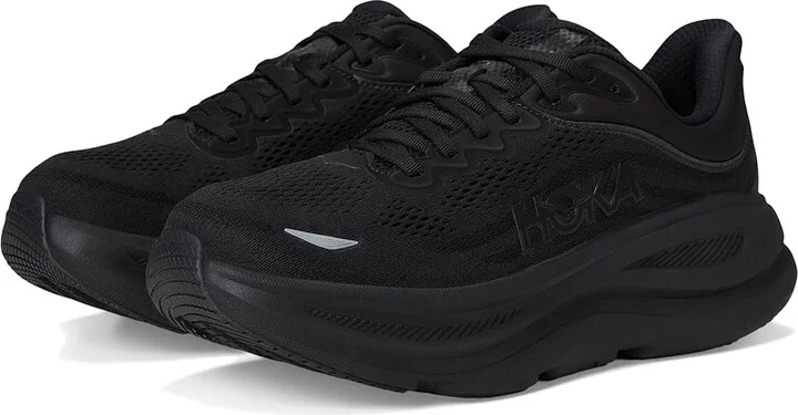 Hoka Bondi 9 Men's Shoes Black/Black : 7.5 D - Medium, Rubber