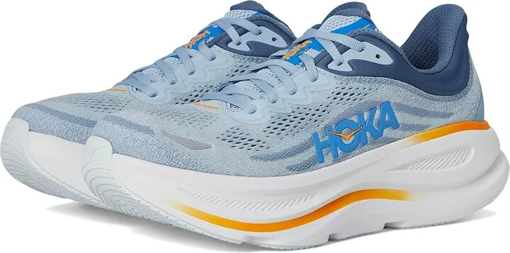 Hoka Bondi 9 Men's Shoes Drizzle/Downpour : 8.5 D - Medium, Rubber