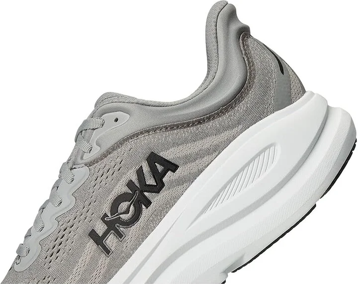 Hoka Bondi 9 Men's Shoes Galactic Grey/Stellar Grey : 14 D - Medium, Rubber - Image 7